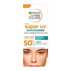 Garnier Ambre Solaire Super UV Niacinamide Sonnenschutz Creme Für das Gesicht SPF50+ 40ml