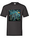 Tricou negru Rick And Morty Van Gogh Original Fruit Of The Loom 100% bumbac No20