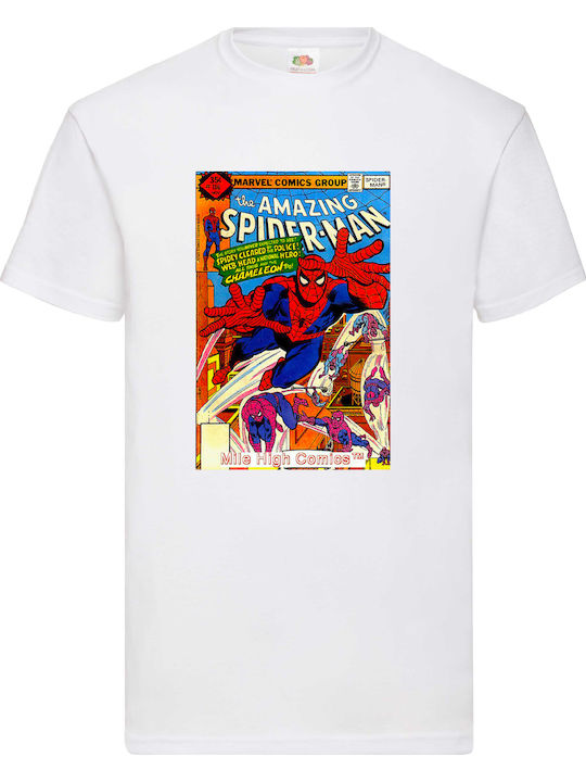 Λευκή Μπλούζα Tshirt Spiderman Comics Original ...