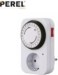 Perel Mechanical Timer Socket Perel Mechanical Timer Socket