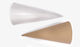 Rice Funnel Cardboard 300g 15.5x6.5cm 0517826 (includes 12 pcs) (natural)
