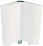 Inter Ceramic Wall Mounted Plastic Low Pressure Corner Toilet Flush Tank White