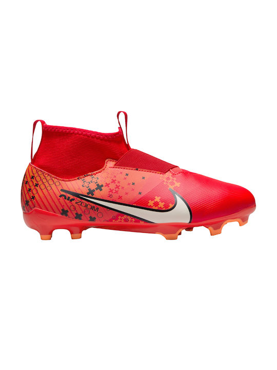Nike Παιδικά Ποδοσφαιρικά Παπούτσια Nike Jr Χωρίς Κορδόνια Κόκκινα