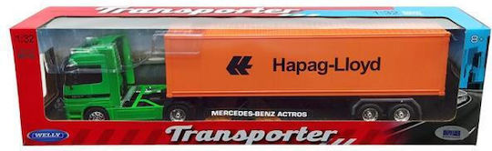 Welly Truck mit Anhänger 1:32 Mercedes Benz Actros K Line