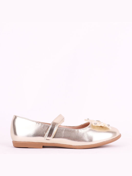 Children's ballerinas W7027 Gold