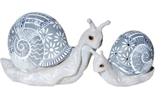 Set 2pcs Dekorative Schnecke Set Polyester Royal Art 11x20cm Lan8/15wt (Farbe: Weiß, Material: Polyester) - Royal Art Collection - Lan8/15wt Set 2pcs Dekorative Schnecke Set Polyester Royal Art 11x20cm Lan8/15wt (Farbe: Weiß, Material: Polyester) - Royal Art Collection - Lan8/15wt