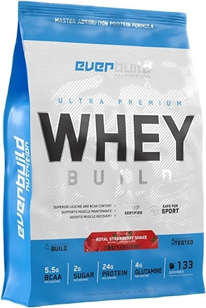 Everbuild Nutriton Ultra Premium Whey Build Protein Molke mit Geschmack Kekse und Sahne 4.5kg