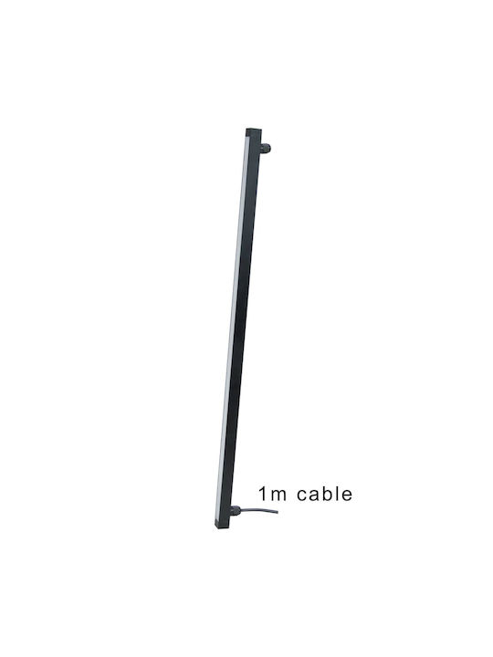 Gekas Lampa de podea LED Î120cm. cu Lumină Alb Cald Negru