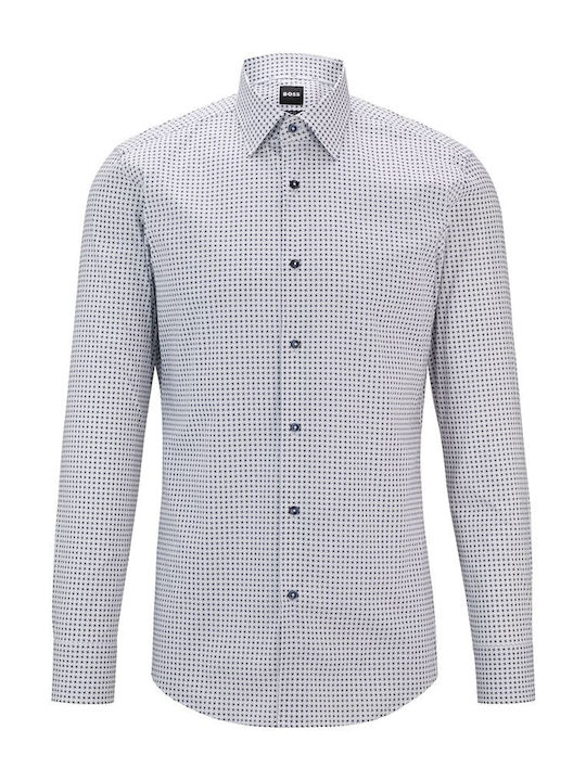 Hugo Boss Men's Shirt Long Sleeve White