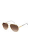 Carrera Unisex Sunglasses With Gold Metallic Frame And Grey Gradient Lens 1067/S 2F7/HA
