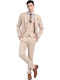 De vară Costum Bărbați Beige