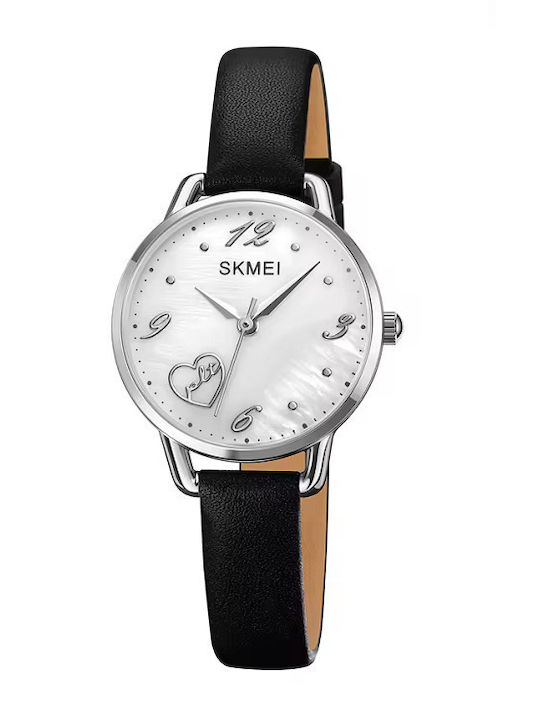 Skmei Γυναικείο Ρολόι 28.2mm Μπαταρίας με Δερμά...