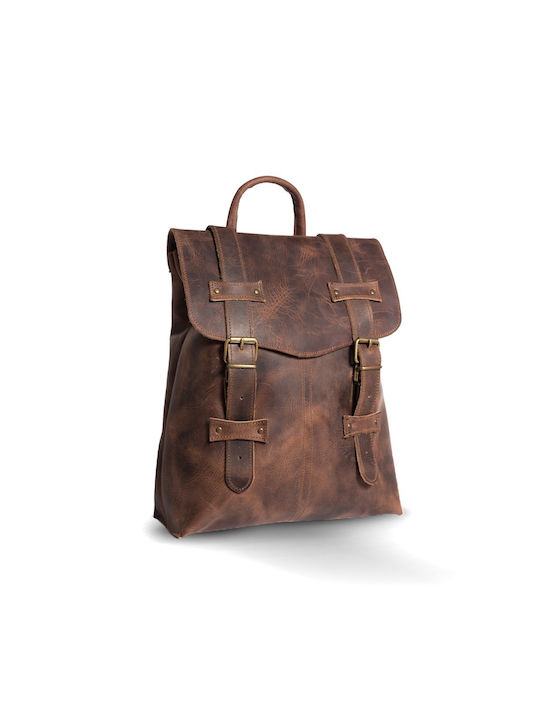 Kouros Leather Backpack Brown Patati