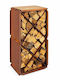 Panthermica Wooden Shelf Wood Storage Brown