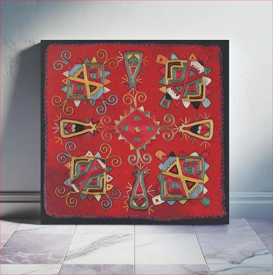 Cloth Band Gemälde Stoff 110x110cm