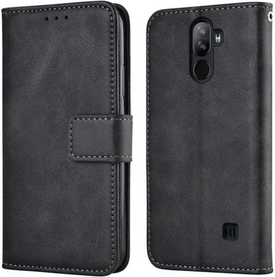 Doogee Buchen Sie Synthetisches Leder Schwarz (DOOGEE S40 pro)