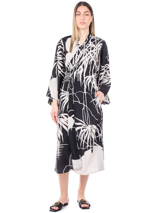 Psophia Feminin Kimono de Plajă Negru