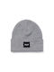 HUF Unisex Set with Beanie Knitted in Gray color