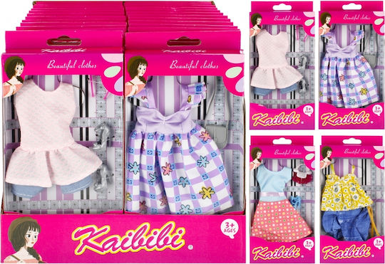 Doll Clothes 501162 Mega Creative Mix Price For 1 Piece- Long Dress, Handbag, Shoes, Blouse, Short Shorts, Long Shorts