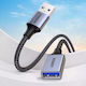 Ugreen USB 3.0 Cable USB-A male - USB-A female Γκρι 0.5m HU-6957303814947