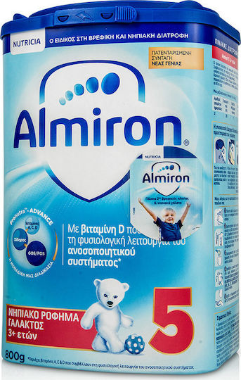 Nutricia Мляко на Прах Almiron 5 за 36m++ Месеца 800гр