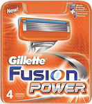 Gillette Ανταλλακτικές Κεφαλές Ξυρίσματος Fusion5 Power Gillette (1x4τμχ)