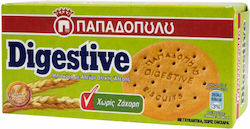 Παπαδοπούλου Παπαδοπούλου Μπισκότα Digestive Ολικής Άλεσης Χωρίς Ζάχαρη 250gr