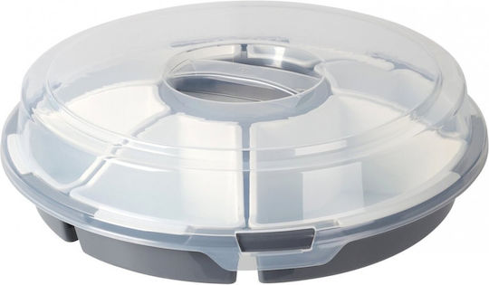 Excellent Houseware Пластмаса Ордьовър 6 позиции Бяла Ø33xY9см Ш33xД33xВ9см 1бр Excellent Houseware Пластмаса Ордьовър 6 позиции Бяла Ø33xY9см Ш33xД33xВ9см 1бр