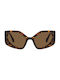 Women's Sunglasses with Brown Tartaruga Plastic Frame and Brown Lens 2470-01