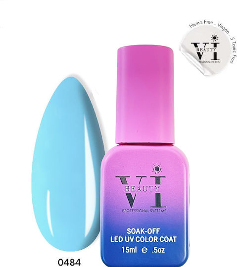 Mixcoco Semi-Permanent Nail Polish 484 15ml 1pcs