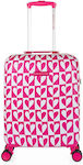 Agatha Ruiz De La Prada Children's Cabin Travel Bag Fuchsia with 4 Wheels Height 55cm