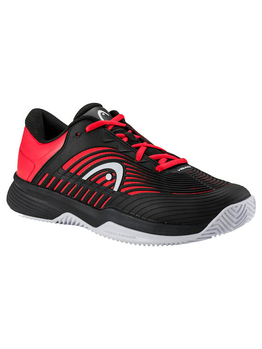 Head Αθλητικά Παιδικά Παπούτσια Τέννις Revolt Pro 4.0 275214 Clay Black / Red