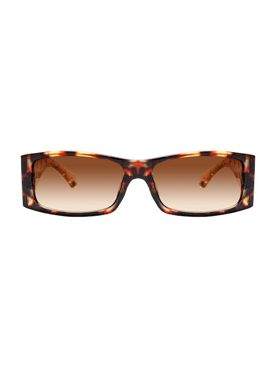 Sonnenbrillen mit Braun Schildkröte Rahmen und Braun Verlaufsfarbe Linse 02-3610-5