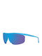 Skechers Unisex Sunglasses with Blue Plastic Frame and Blue Mirror Lens SE6106 0090X
