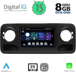 Digital IQ Car-Audiosystem für Mercedes-Benz Sprinter 2018> (Bluetooth/USB/AUX/WiFi/GPS/Apple-Carplay/Android-Auto) mit Touchscreen 10"