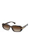 Ralph Lauren Women's Sunglasses with Brown Tartaruga Plastic Frame and Brown Gradient Lens RA5311U-500313