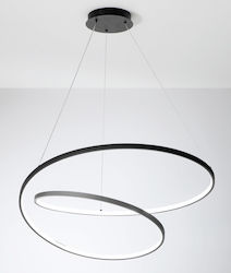 Fan Europe Lieve Pendant Light Black 80cm