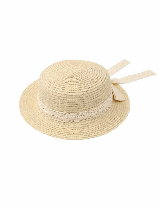 Aquablue Kids' Hat Fedora Straw Brown