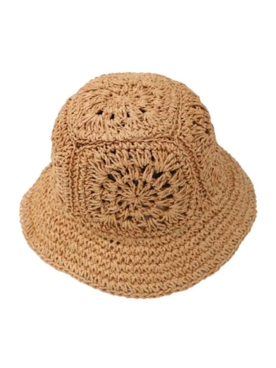 Aquablue Kids' Hat Fedora Straw Brown