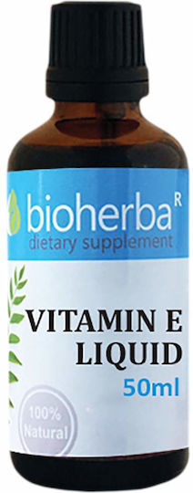 Bioherba Vitamin E Liquid Витамин за Кожата & Антиоксидантно действие 50мл