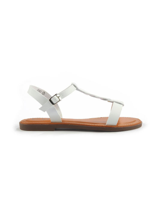 Geflochtene Sandale Ancient Greek Fshoes 8093.04 - Fshoes - Weiß