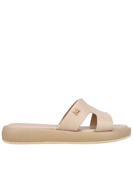 Mexx Synthetic Leather Women's Sandals Beige