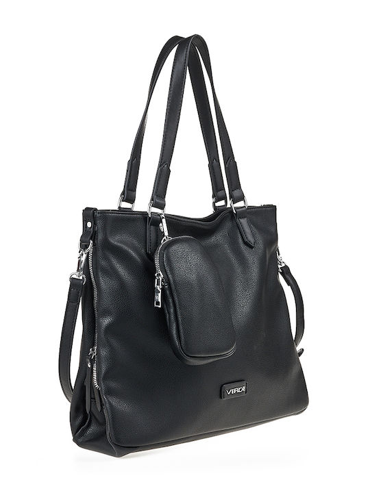 Verde Damen Tasche Schulter Schwarz