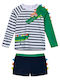 Costum de baie pentru copii 2 piese cu protecție solară pentru băiat - Maren 32-224150-8-8-8-8-etwn-maren