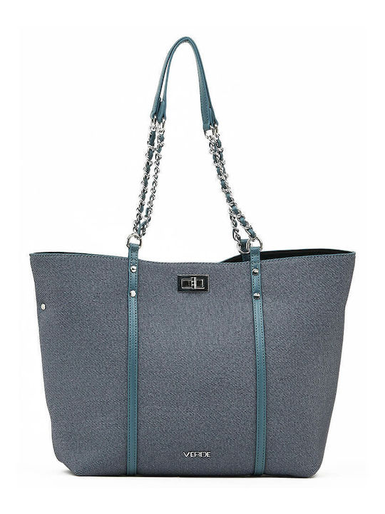 Verde Damen Tasche Schulter Blau