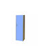 One Door Wardrobe Blue 48x50x180cm