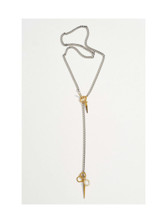 Dpar Necklace from Gold Plated Steel