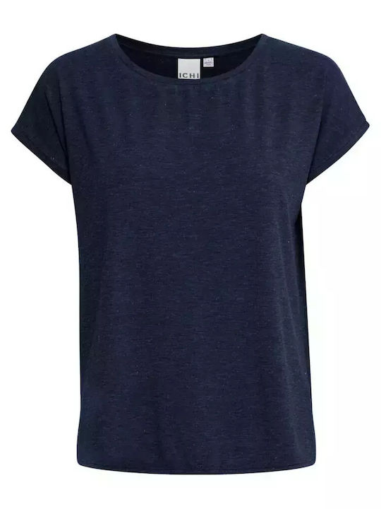 ICHI Damen T-shirt Blau