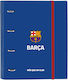 F.C. Barcelona Mappe mit 4 Ringen für Papier A4...
