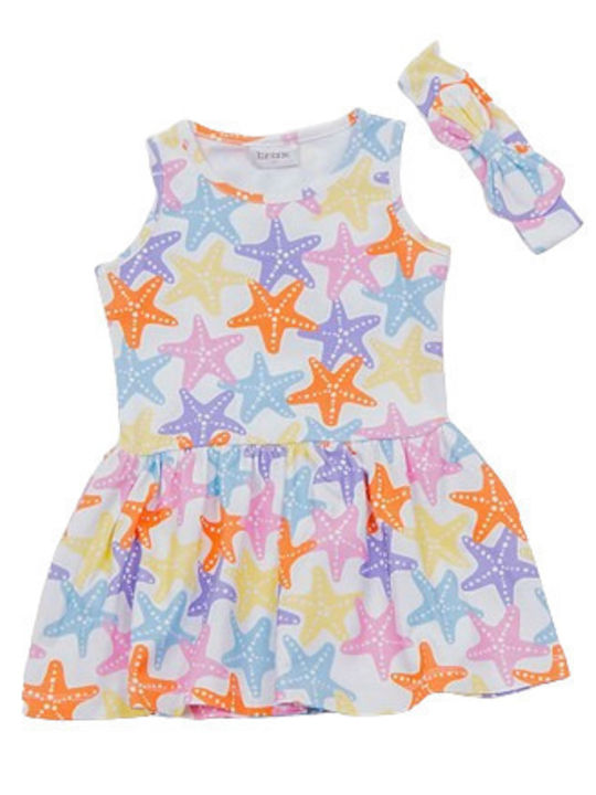 Kinderkleid Set mit Accessoires White